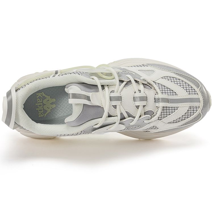 Kappa Fabric Synthetic Leather Y2K Retro Deconstruction Shock Absorbing Wear Resistant Increased Height Low Top Dad Shoes K0CY5MC10D-012