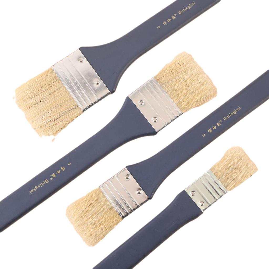 Extended Handle Boar Bristle Paint Brush for Wall and Oil Painting
