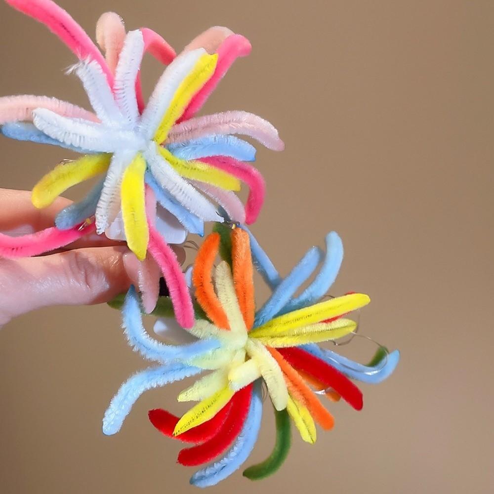 Photographic Headwear LED Fireworks Glow Hairpin Glow Duckbill Clips  Masquerade Party