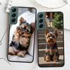 Yorkshire Terrier Dog Phone Case For Samsung Galaxy S22 S25 Ultra S21 S10 Plus S26 Edge S20 S23 S24 FE Cover Silicone Soft T