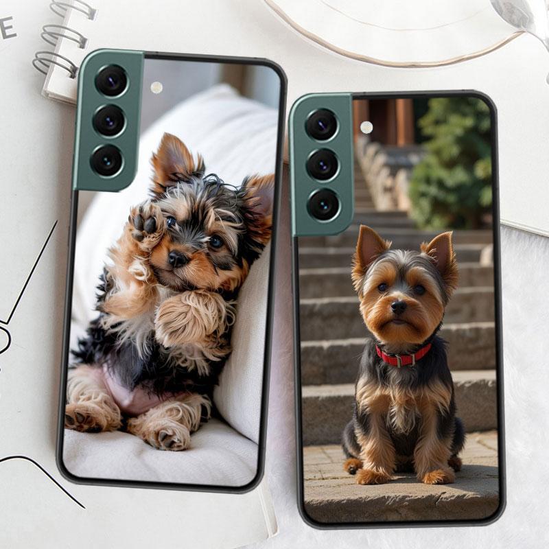 Yorkshire Terrier Dog Phone Case For Samsung Galaxy S22 S25 Ultra S21 S10 Plus S26 Edge S20 S23 S24 FE Cover Silicone Soft T