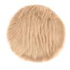 35x35cm Winter Plush Seat Pad Chair Cushion Faux Fur Wool Round Cover Fashion Living Room Soft