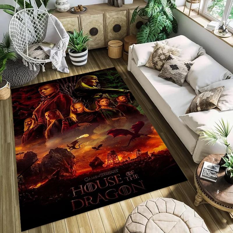 Mountain Rider Sunset Carpet Home Decor Living Room and Bedroom Mats Dormitory Decoration Art Bathroom Mat