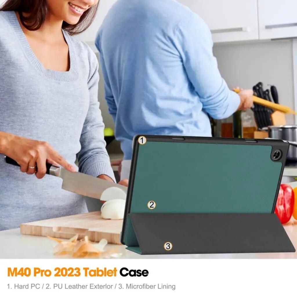 Pro Teclast M40 Pro Plus P30s T50 pouzdro Flip Stand Smart Folio Tablet Pro Teclast M40 Plus P20s P20 HD P40HD T50 Cover Kids
