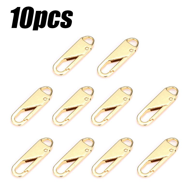 Replacement Zipper Slider Metal Zipper Pull Zipper Repair for Broken Buckle Zipper Head Zip Ends Bag Suitcase DIY Sewing Craft