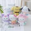 Adorable Lollipop Series Plush Keychain Cinnamoroll Kuromi Melody Plush Toy