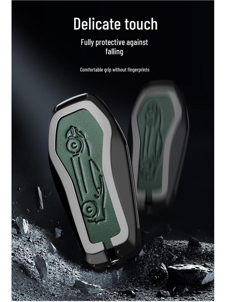 BYD Han, Tang DM, Qin PLUS, Song Pro/Max, Yuan Car Metal Key Case (2021 Model)