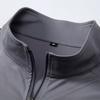 Spring and Summer Men's Sun Protection and UV Protection UPF100+base Shirt Long Sleeved Half Zip T-shirt for Men