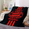 Couverture imprimée Thème FC Bayern München avec Nom Personnalisable - Parfaite pour le Canapé, le Lit, les Voyages et l'Extérieur | Lavable en Machine, Confortable & Durable.