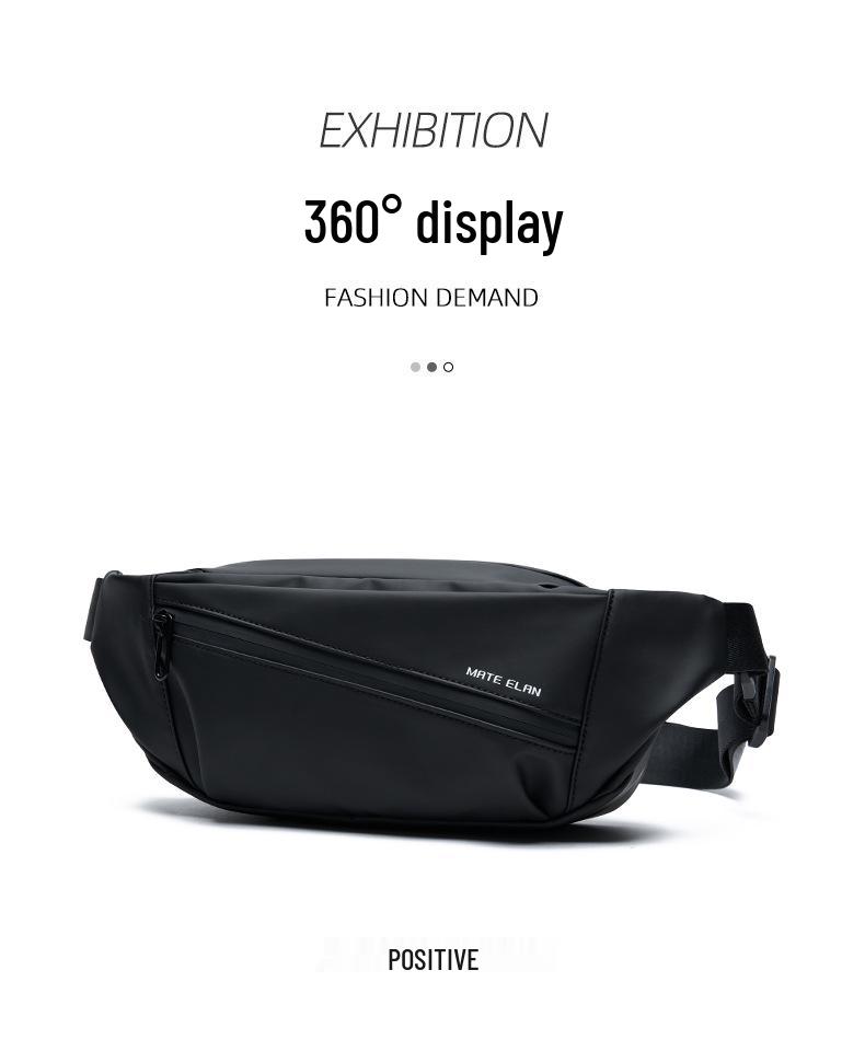 Riñonera de Pecho para Hombre - Mochila Multifuncional Cruzada/de Hombro y Bolso Mensajero