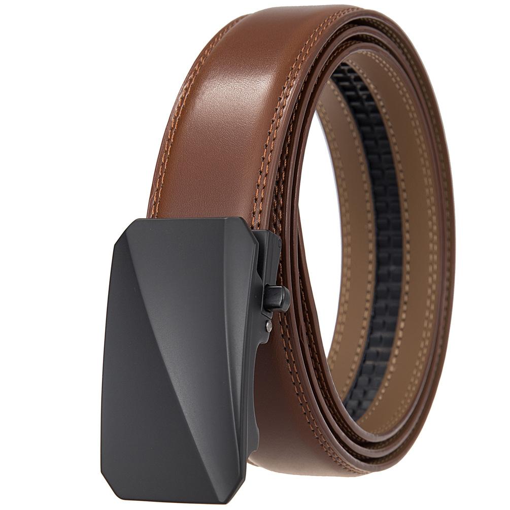 Two-Layer Belt Casual Business Belt, Belt For Men, Automatic Buckle Belt Ly36-25564-1