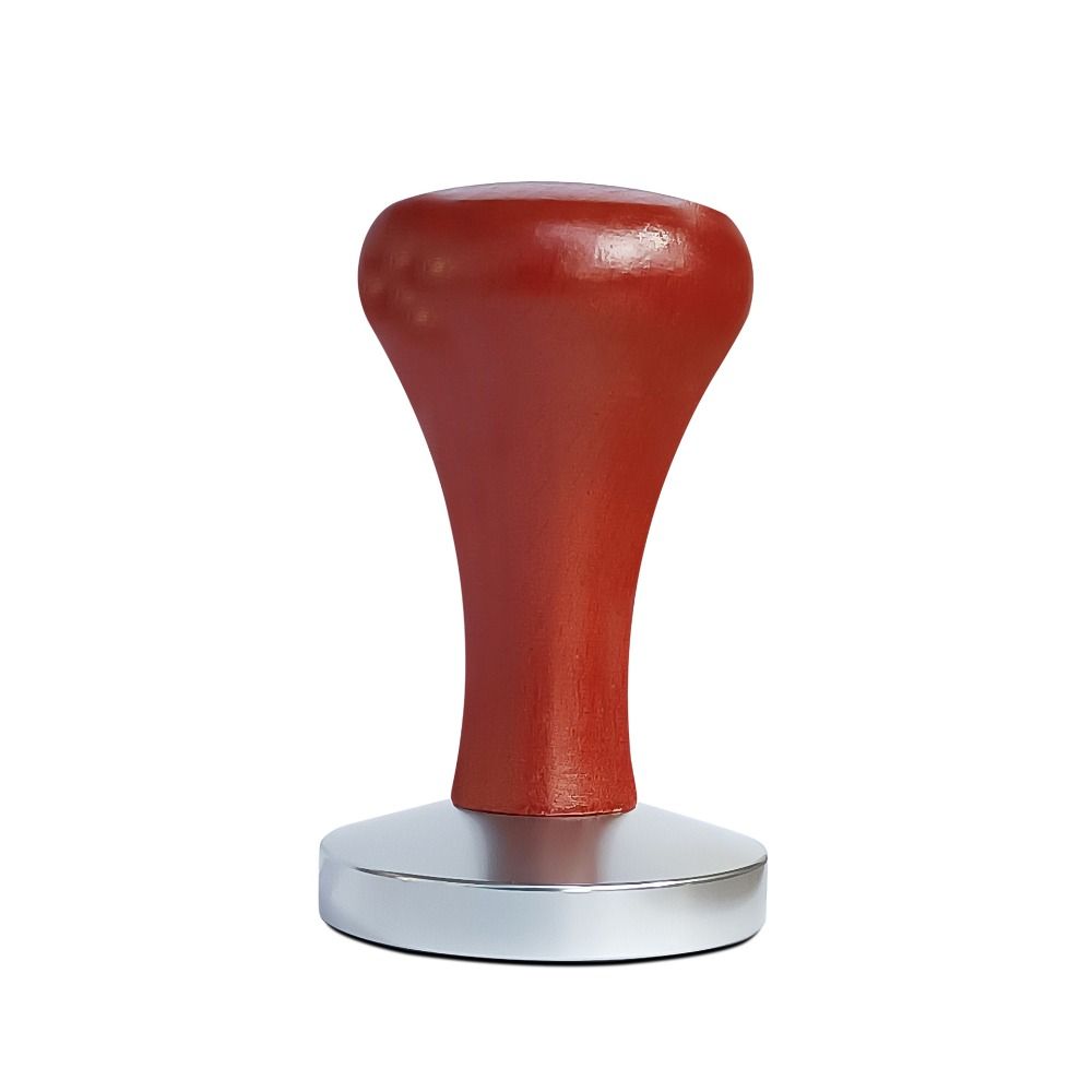 Aluminum Solid Wood Espresso Coffee Tamper Coffee Distributor Leveler Tool Barista 51mm