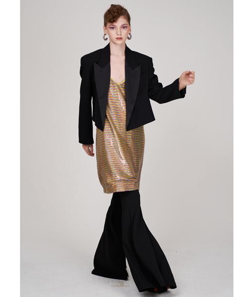 GREEDILOUS Sequin Strap Dress