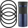 4PCS Replacement Rubber Lid Seals for 16oz & 20oz Contigo Snapseal Byron Travel Mug O Shaped Resealable Lid Gasket Replacement Soft Part Compatible