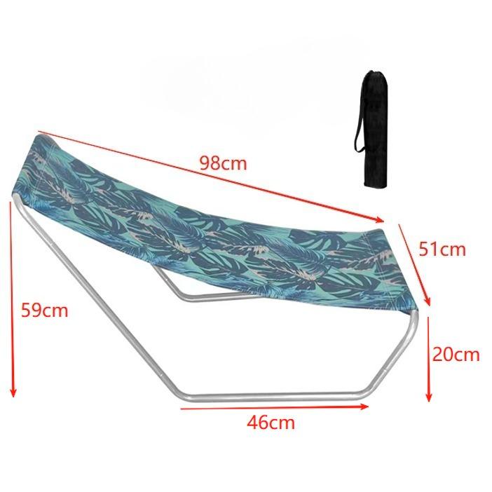 

Portable Folding Lounge Chair with Breathable Mesh & Elastic Straps - Lightweight Sturdy Frame, Ergonomic Design for Camping