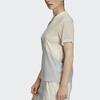Adidas Originals Trefoil Logo Print Casual Round Neck Short Sleeve Drop Shoulder T-Shirt Women T-Shirts HC7041