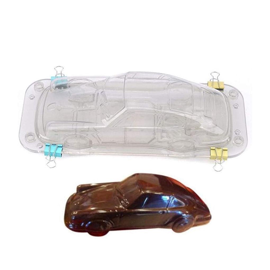Eco-Friendly Cake Mould Made With Food Grade Plastics Wide Application 3D Mini Car Chocolate Mould Chocolate Mold
