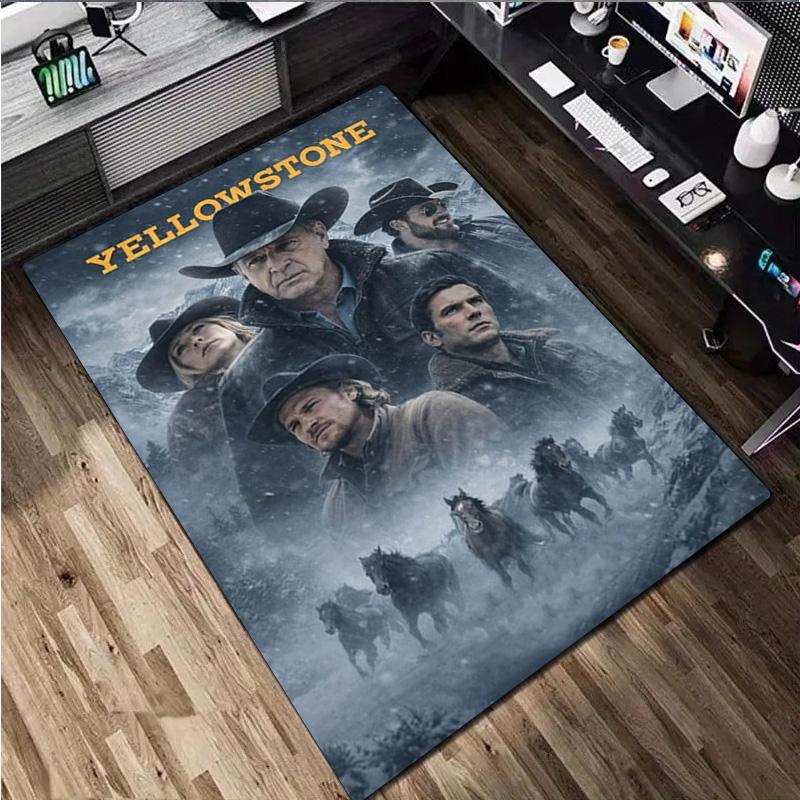 Dutton Ranch Carpet Office Decorative Carpet For Living Room Bedroom Door Mat Floor Rug Computer Chair Area Rug perfect holiday gift
