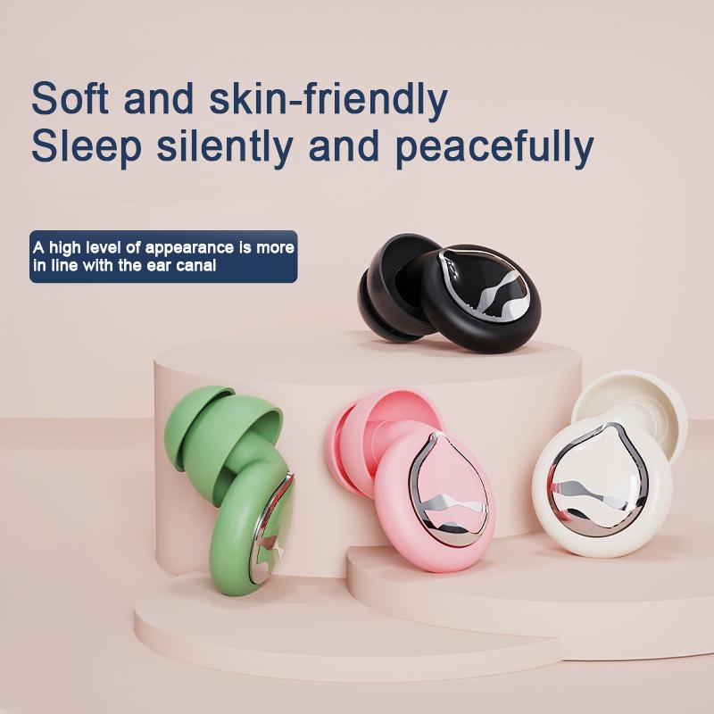 Silicone Colorful  CE Certified Noise Cancelling Earplugs Sleep for Snoring Hearing Protection Fashion