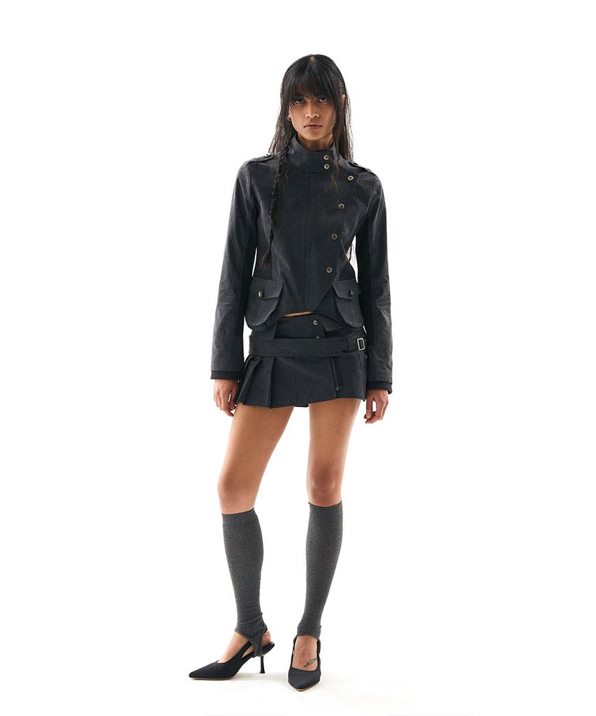 Dipeuleontiseu Ammo Mini Skirt (Ash)
