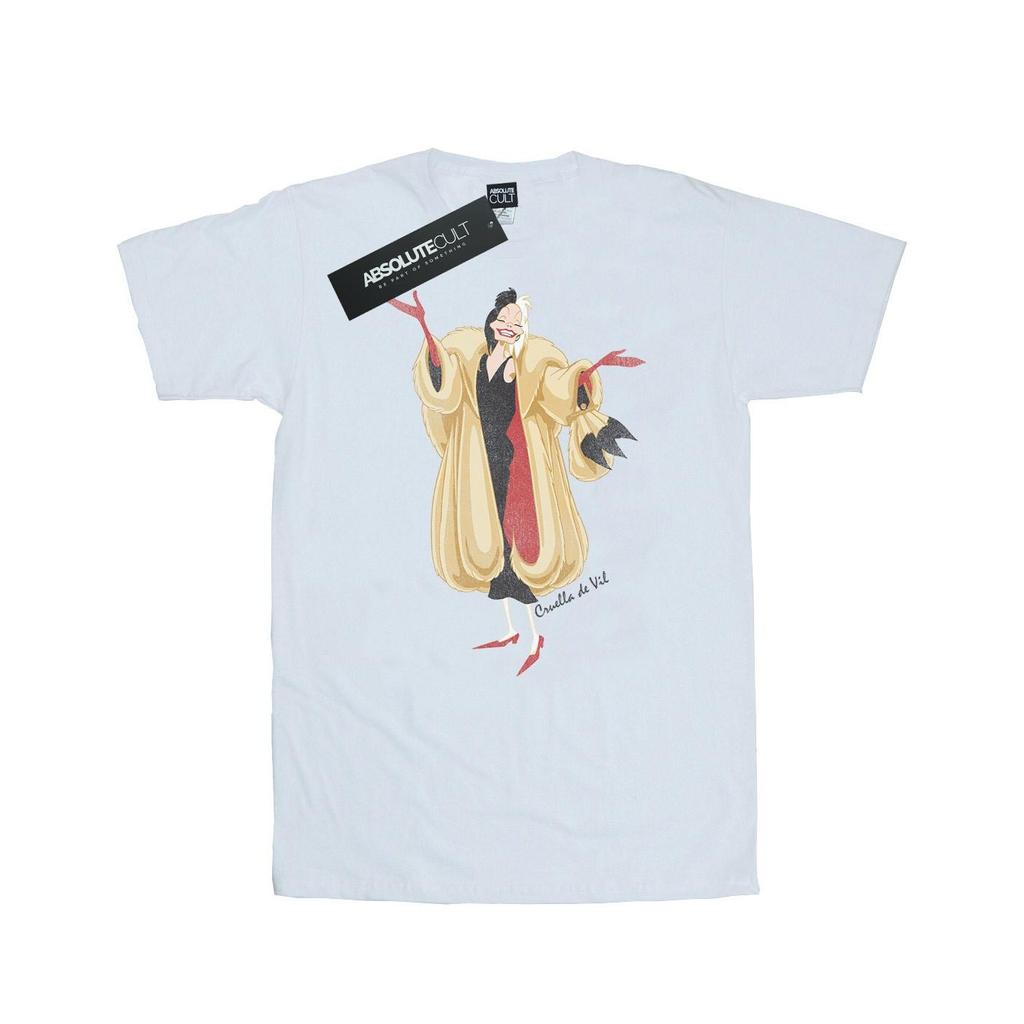 Disney Mens 101 Dalmatians Classic Cruella De Vil T-Shirt
