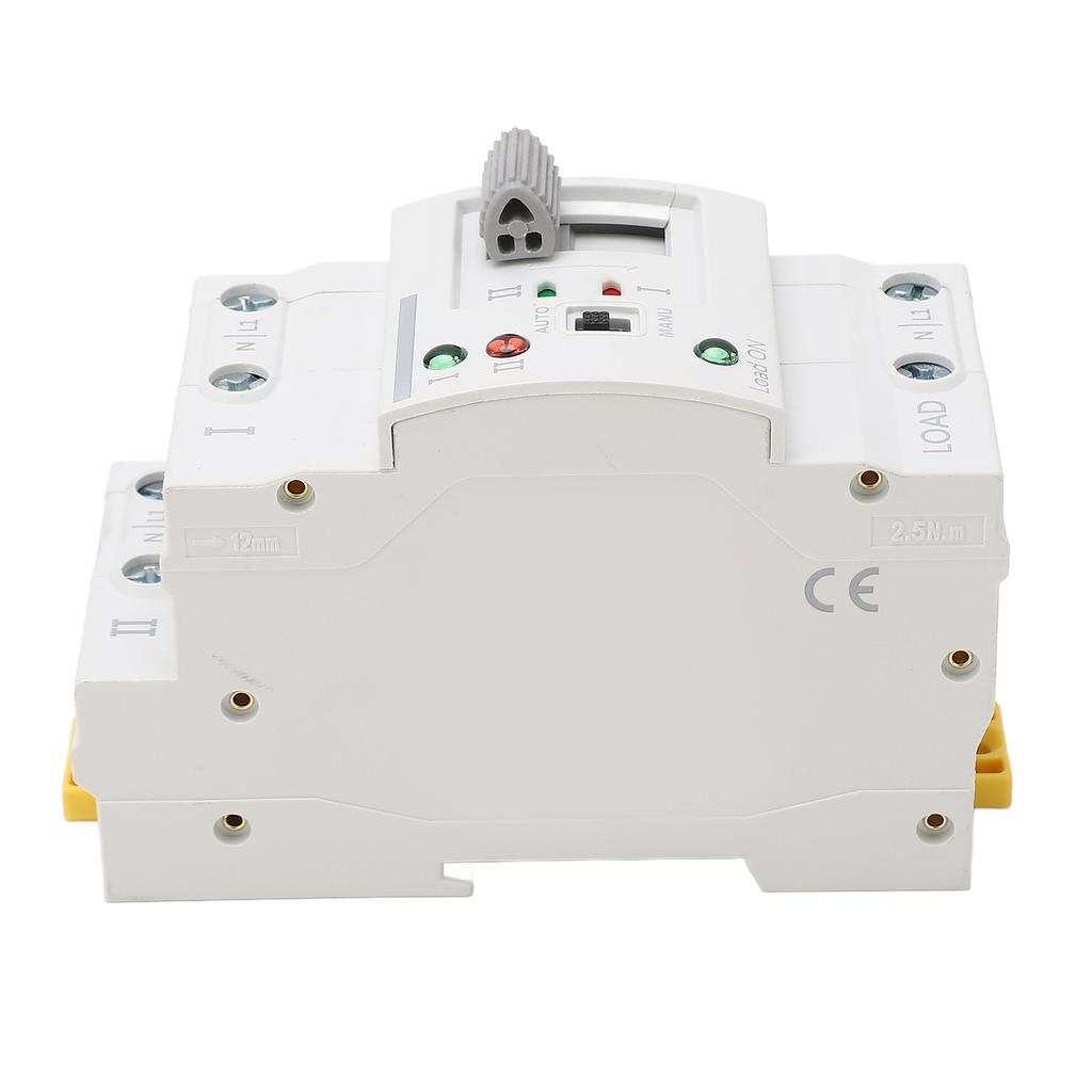 Dual Power Automatic Transfer Tool 2P 63A Generator Circuit Fast Changeover Controller Millisecond Ing