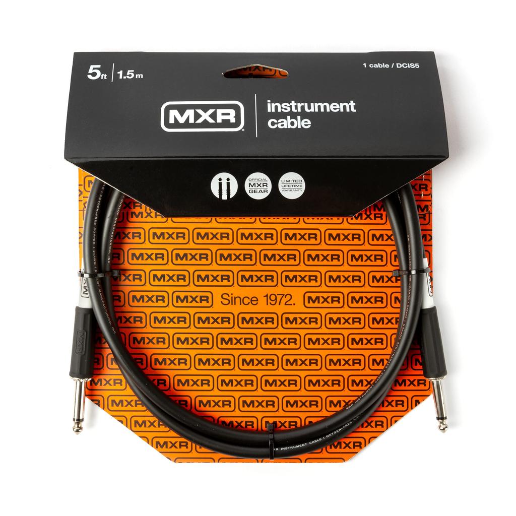 MXR DCIS05 5FT STANDARD INSTRUMENT CABLE Guitar cable STRAIGHT-STRAIGHT