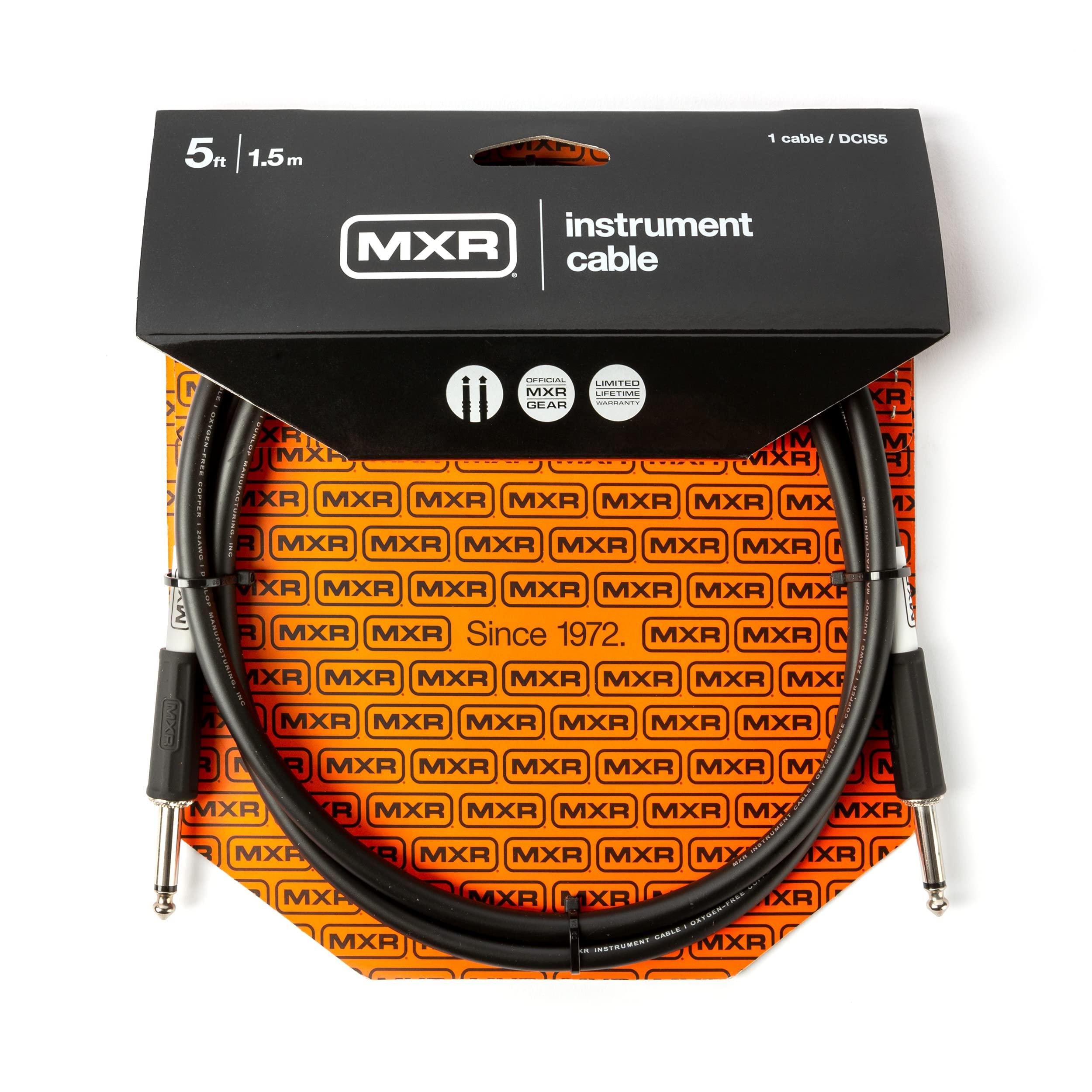 

MXR DCIS05 5FT STANDARD INSTRUMENT CABLE Guitar cable STRAIGHT-STRAIGHT