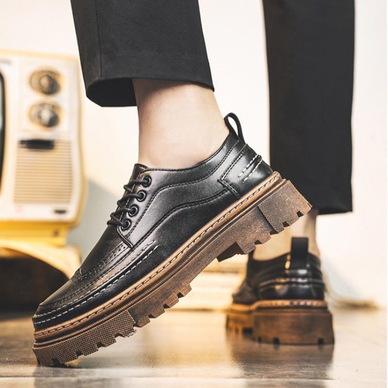 Schuhe für Herren Mode Hohe Qualität Leder Herrenschuhe Business Leichter Luxus High-End Retro Werkzeugbau Herrenschuhe Zapatillas Hombre