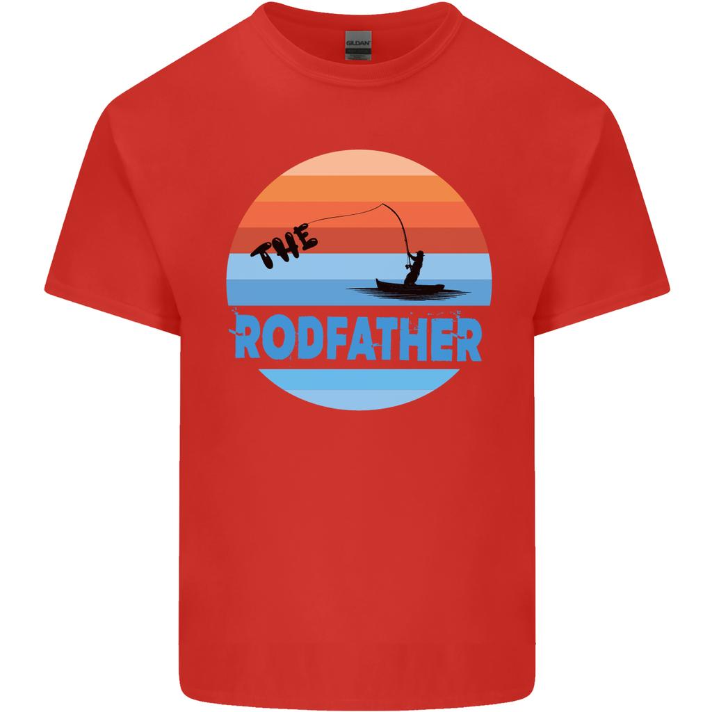 The Rodfather Funny Fishing Rod Father Unisexs Light Cotton TShirt