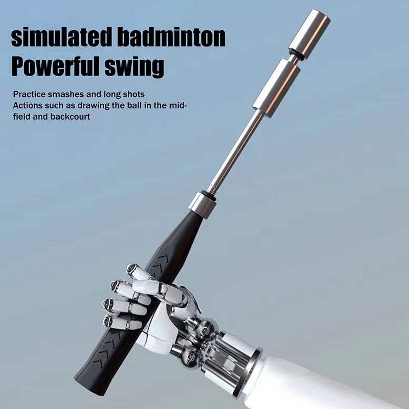 Badminton Krachttrainer Whiplash Swing Oefen Hulpmiddel Punt Doden Oefenen Backhand Grip Om Hoge Bal Te Corrigeren 1St