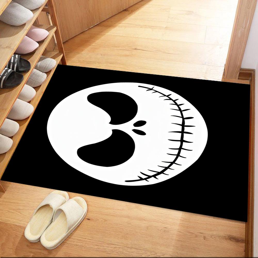 Christmas Nightmare Floor Mat Suitable for Living Rooms Dining Room Entryway Bedrooms Anti-slip Rug Decorate Offices Gift for Festivals