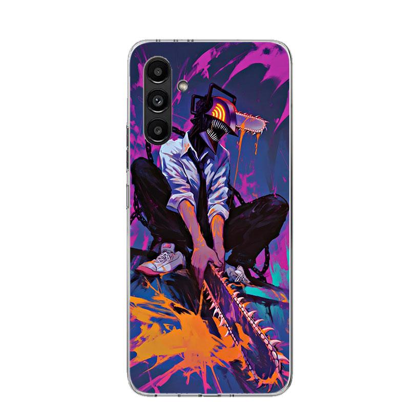 C-Chainsaw Mans Denji Phone Case For Samsung Galaxy A17 A16 A14 A15 A13 A57 A56 A54 A55 A53 A37 A36 A34 A35 A33 A26 A24 A25 A23