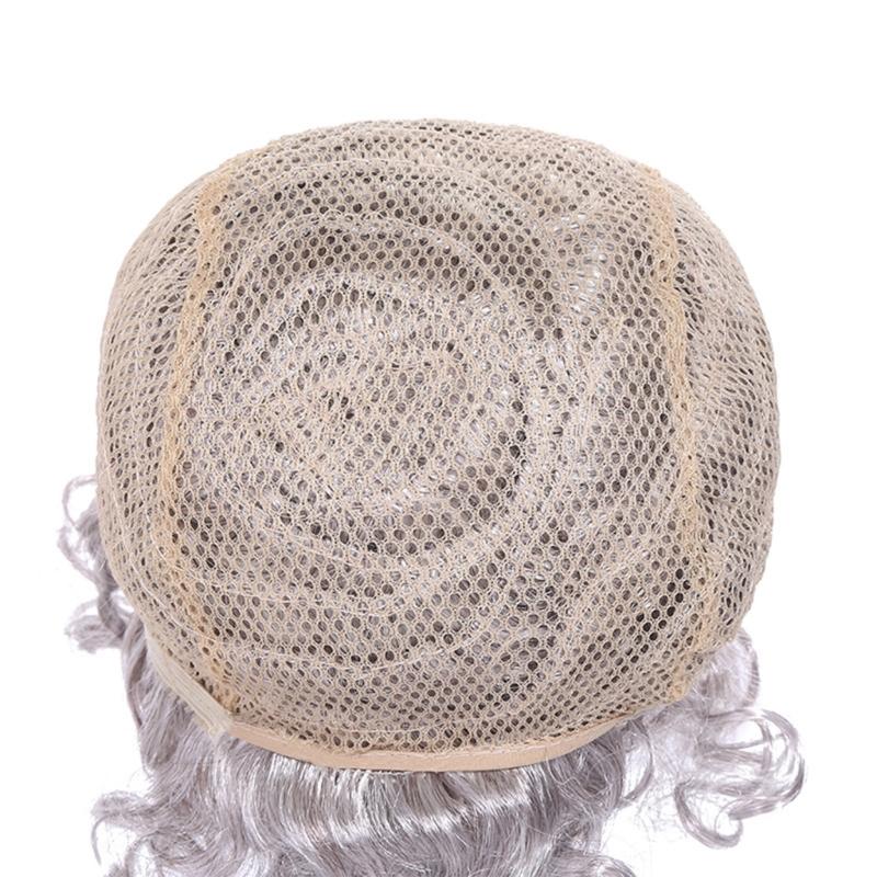 Halloween Grandma Costume Set 100 Days Of School Old Lady Costume Set Wig Granny Glasses with Chain Necklace for Girls