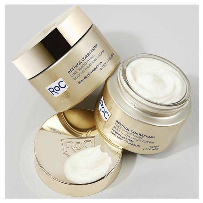 Roc Soin Lissant Crème Hydratation Maximale 50 Ml