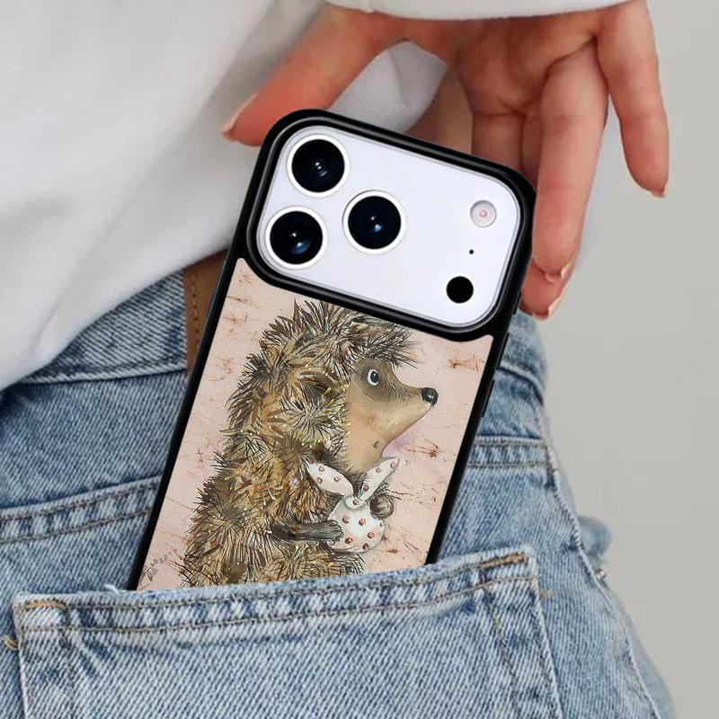 Hedgehog in the Fog Phone Case for iPhone 16e 15 14 13 12 17 Pro Max Plus Air 17pro Cover Coque
