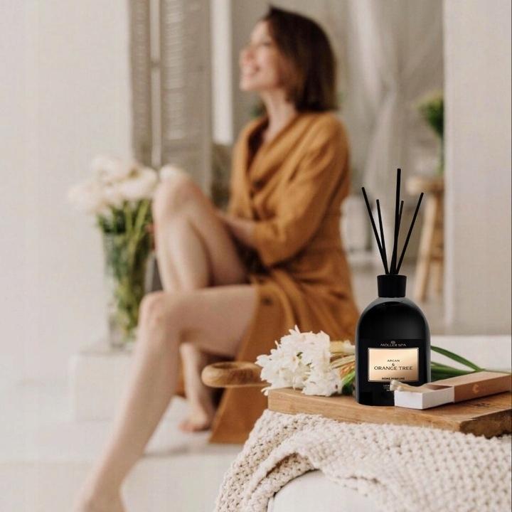 Argan And Orange Home Fragrance Diffuser 90 Days Freshener Sticks 250Ml