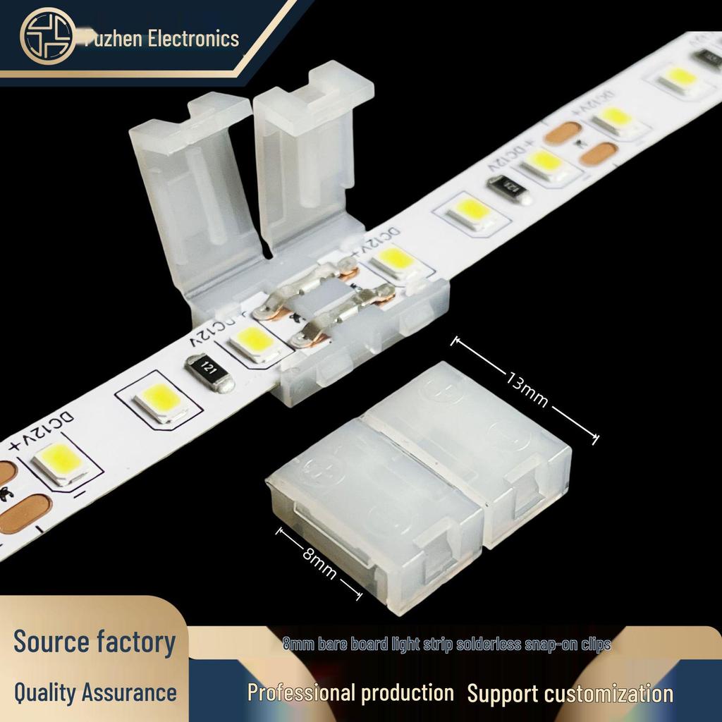 Lötfreier 8mm 2-Pin LED-Streifenlicht-Verbinder