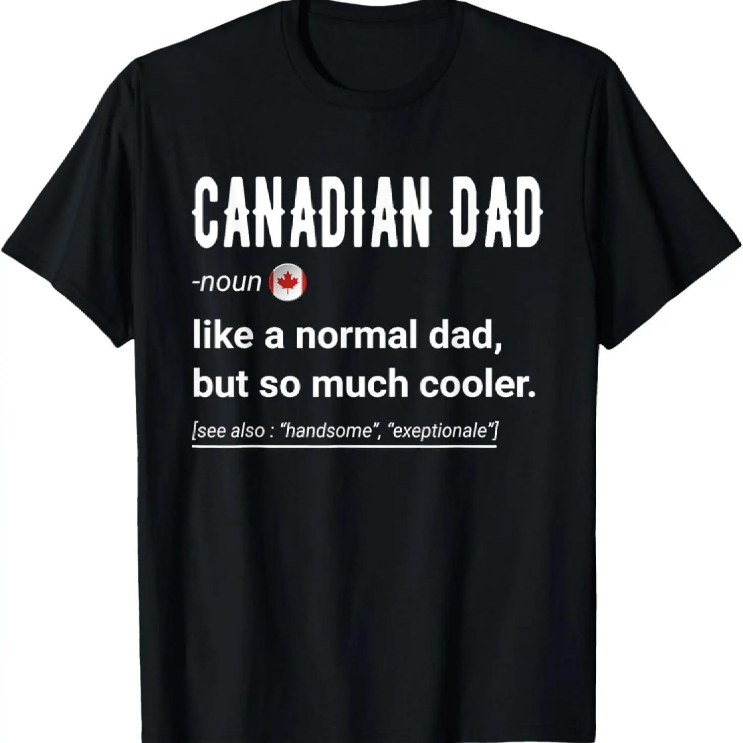 

Canadian Dad Definition Shirt - Funny Canadian Daddy Flag T-Shirt XXXXXL різнокольоровий