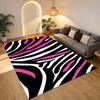 Pink Zebra Living Room Nonslip Area Rug Soft Carpet For Bedroom Game Playroom Sofa Office Home Decor Doormat Christmas Gift C9301777