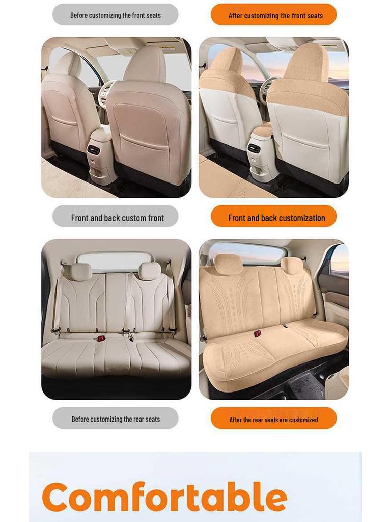 ORA 5 Car Seat Cushion: 26 Models | All-Season Breathable Saddle Pad