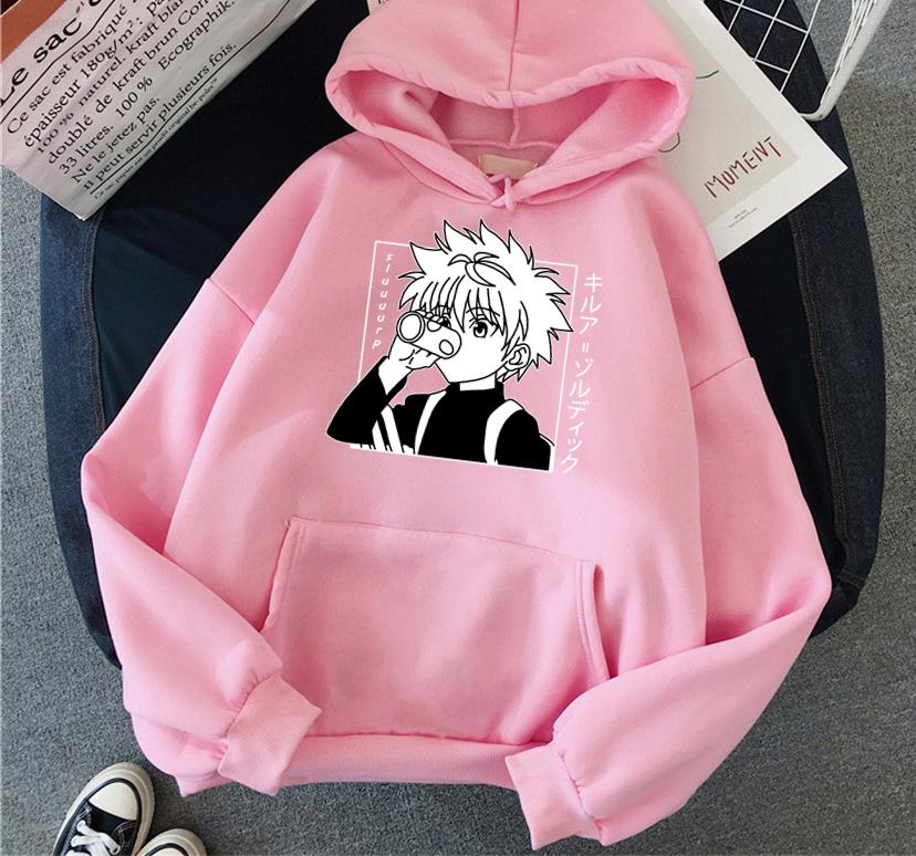 Anime Hunter X Hunter Women's Hoodie Kurapika Devil Eye Hoodies Women Streetwear Pullover Harajuku Unisex Sweatshirt Clothes
