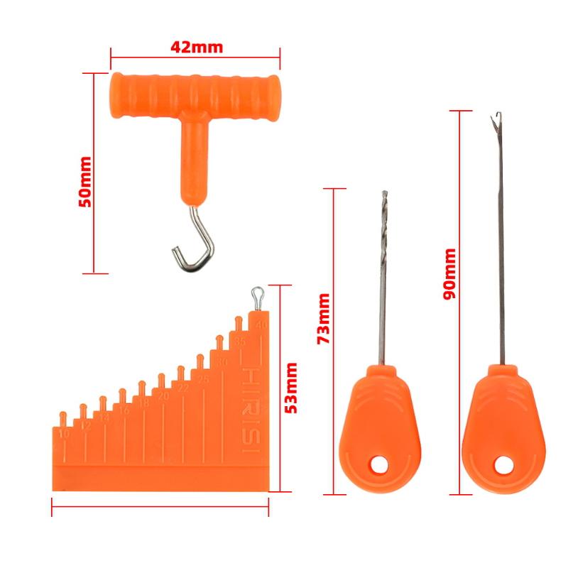 Plastic Carp Fishing Bait Needle Kit 4 In Box Fishing Bait Tool Accessories Fishing Accessories