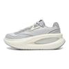 Li Ning Cloud Travel Ocra Amortecimento Antiderrapante Resistente ao Desgaste Tênis Casuais de Cano Baixo Unissex Tênis Casuais Off-White AZGT087-2