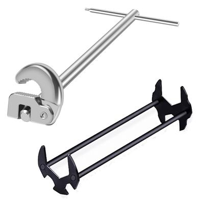 NABESHI Sink Wrench Tool Faucet Tool Set Faucet Wrench Faucet Spanner Wrench Spanner Repair Washroom Kitchen (A+C)