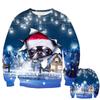 Unisex Ugly Christmas Sweater With Funny Dog Print And Soft Breathable Fabric
