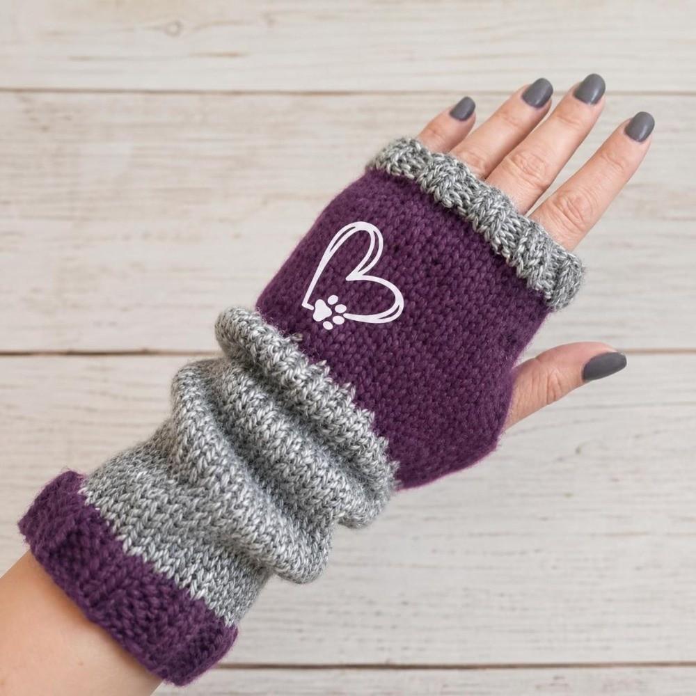 Trendy Fingerless Gloves Elastic Cuffs Knitted Decorative Gloves Warm Gloves Sleeve Covers Office