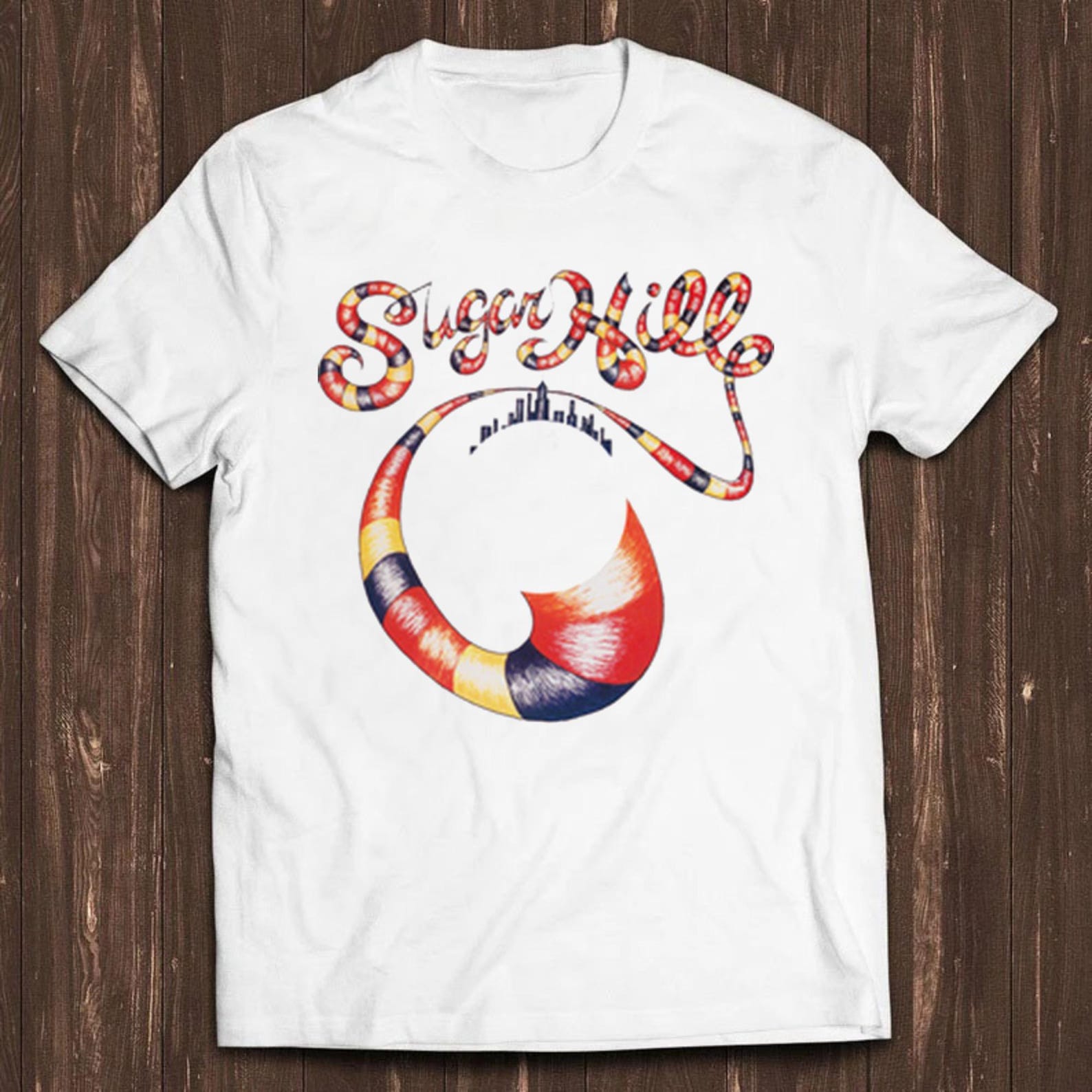 Sugar Hill Records NY Rap Hip Hop Music Gang Grandmaster Gift Tee T Shirt C1379 3XL