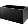 32x16x16 Large Metal Planter Box Heavy-Duty Rust Resistant Steel Planter with Drainage Hole Modern Rectangular Planter for Outd
