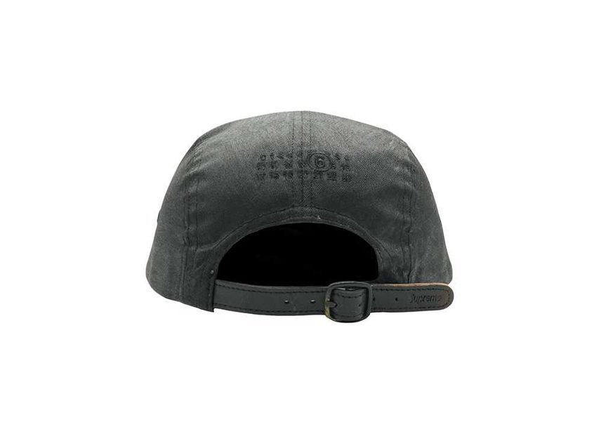 Supreme X MM6 Maison Margiela Painted Camp Cap Black